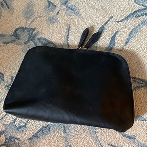 Burberry Beauty Black Cosmetics Bag EUC